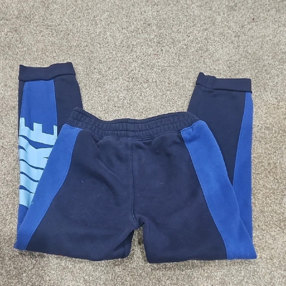 Nike Kids Navy and Royal Blue Joggers